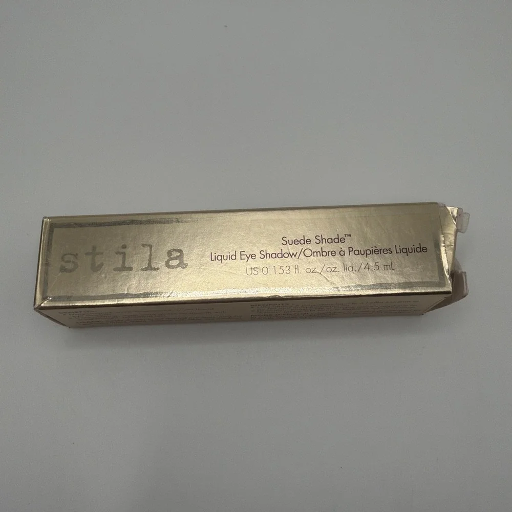 Stila Suede Shade Sheer Pewter Liquid Eye Shadow 4.5mL New‎